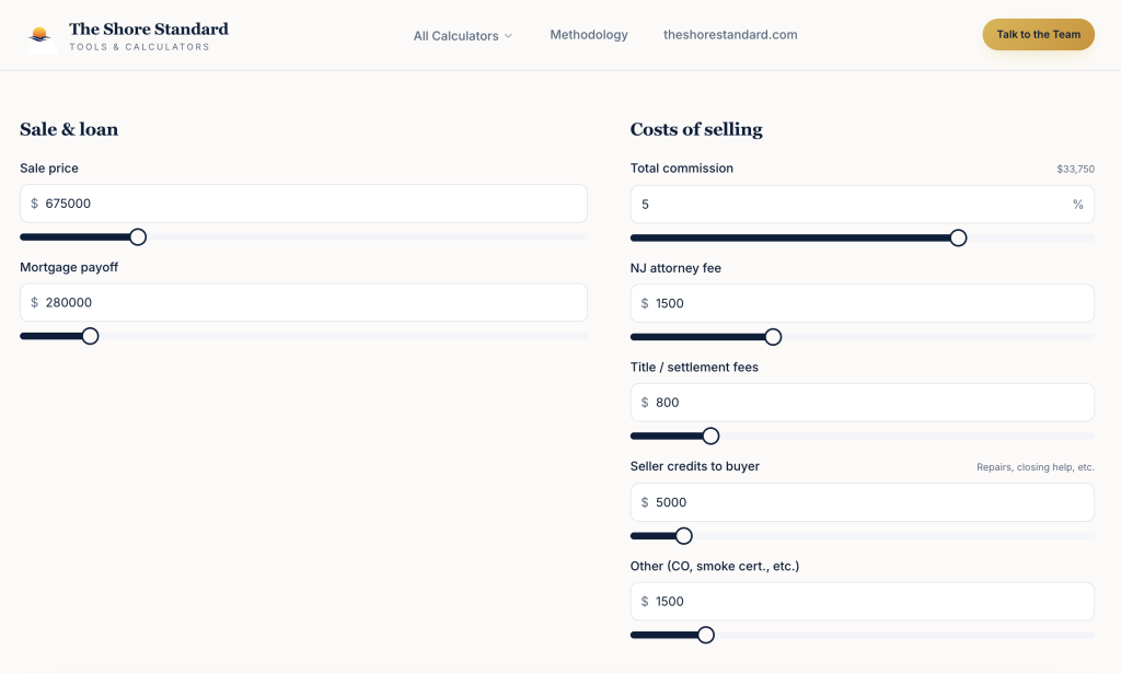 Seller Net Sheet Calculator